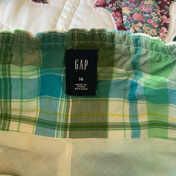 Gap Plaid Strapless Sundress, Size 14 - Picture 4 of 6